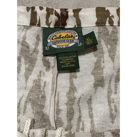 Cabela's Lightweight Cover-up Parka & Pants Hunting Snow Winter 2XL Camo USA - Picture 15 of 16